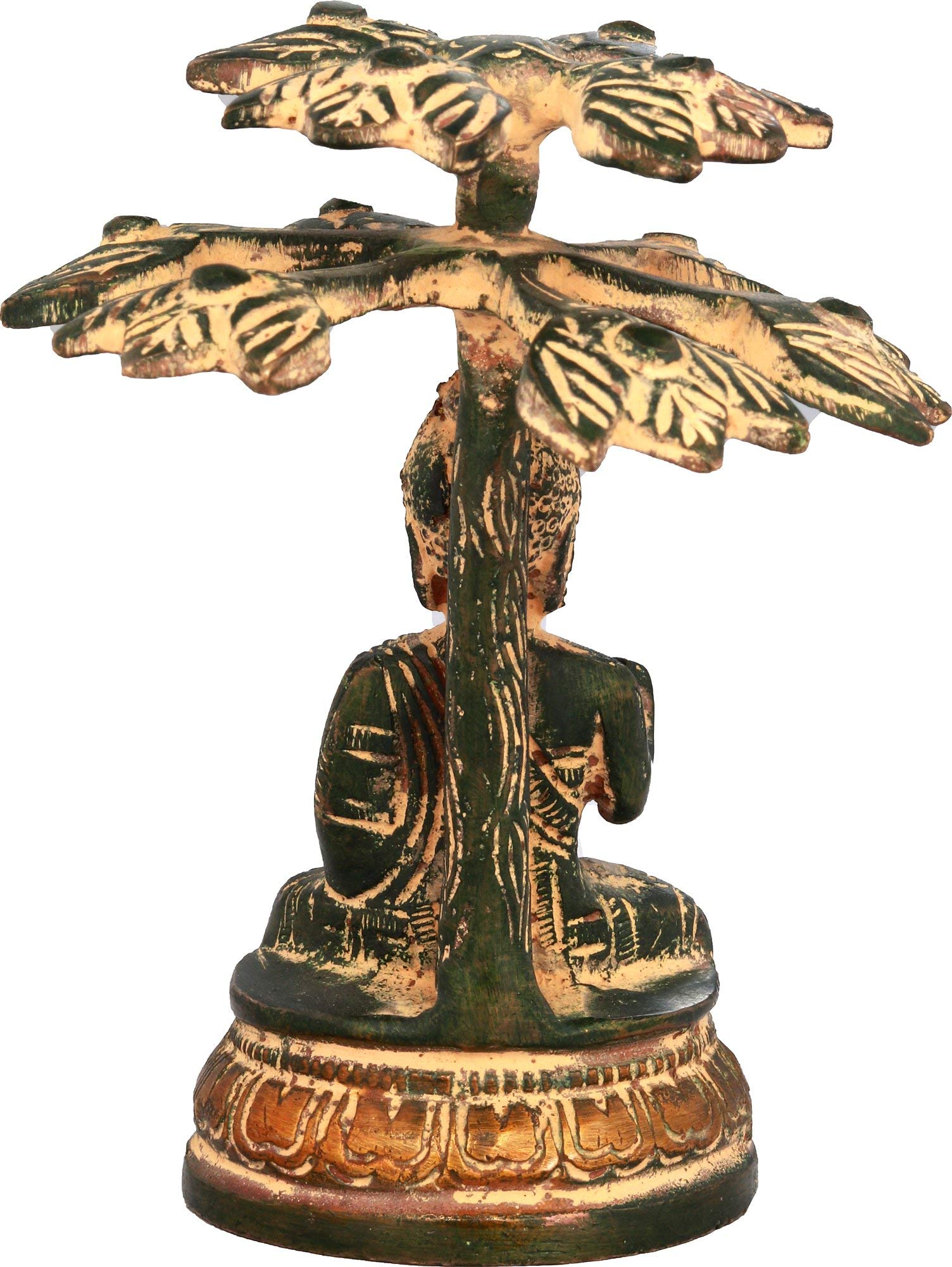 Amazon｜エキゾチック インディア チベット仏教 仏陀 木の下に座った